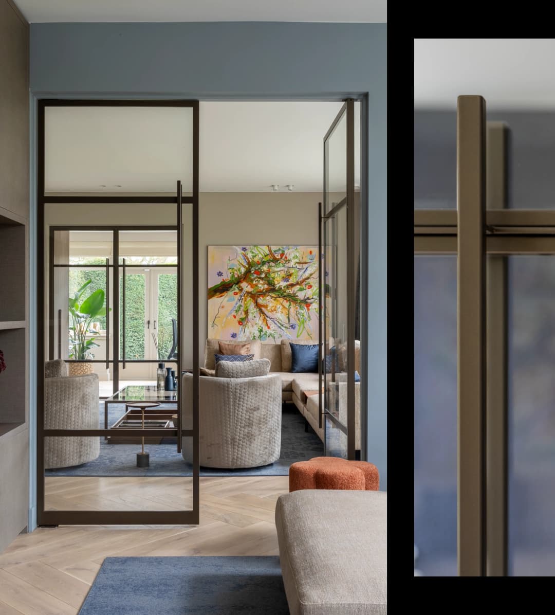 Stalen deuren die vragen om precisie